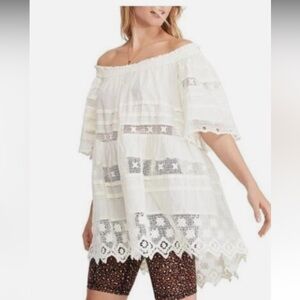Free People Sound of Summer off the shoulder tunic